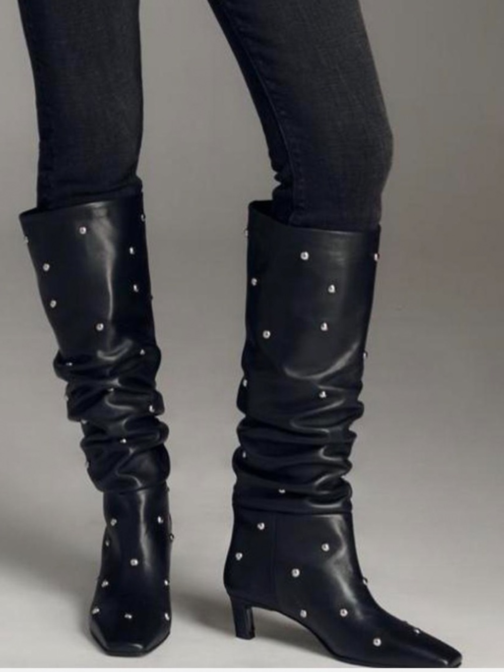 Alohas Studded boots never worn